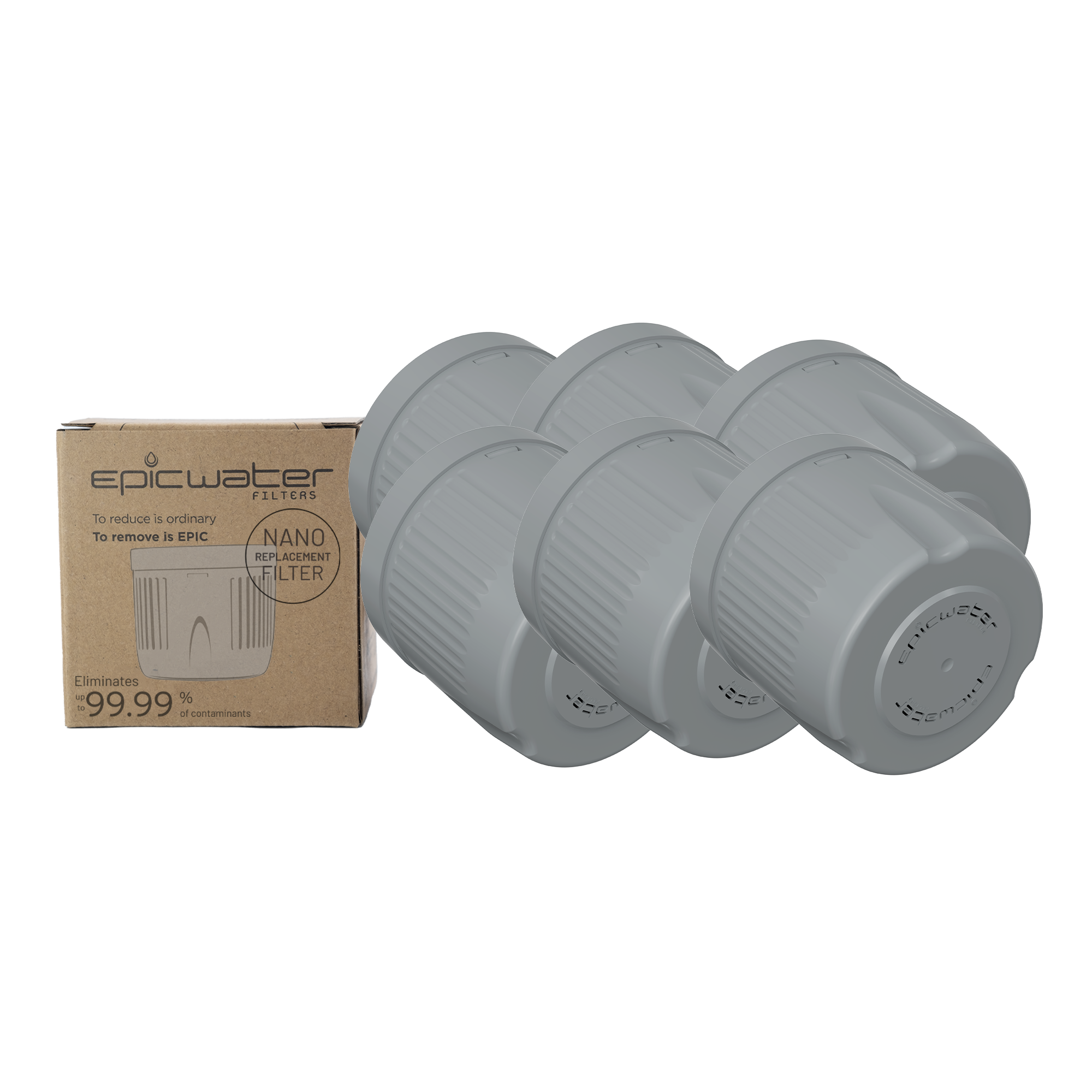 Epic Nano Water Filter Replacement Multi-Packs | Save 15% | Perfect for Refrigerators, Under Sink & Countertop Filtration Systems