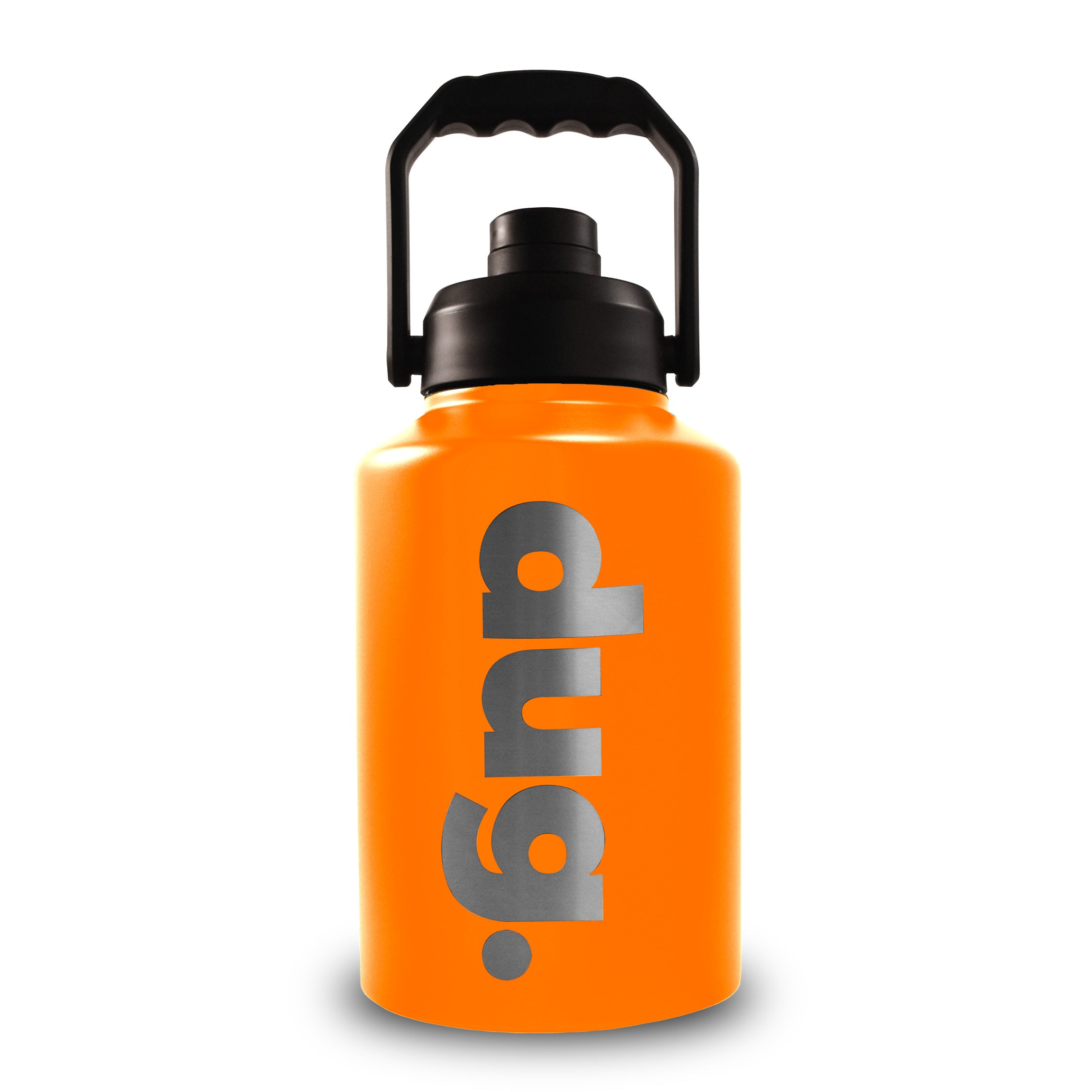 4L Durable Water Bottle - Sunnyboy Orange - Large Capacity Hydration for Outdoor, Hiking, Camping & Sports