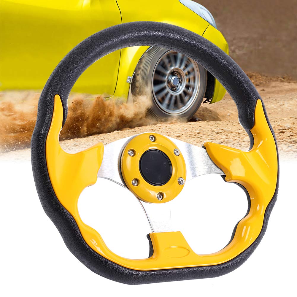Universal Lightweight Steering Wheel - Premium Auto Interior Accessory for Most Cars & Vehicles | Perfect for Racing, Daily Driving & Car Upgrades