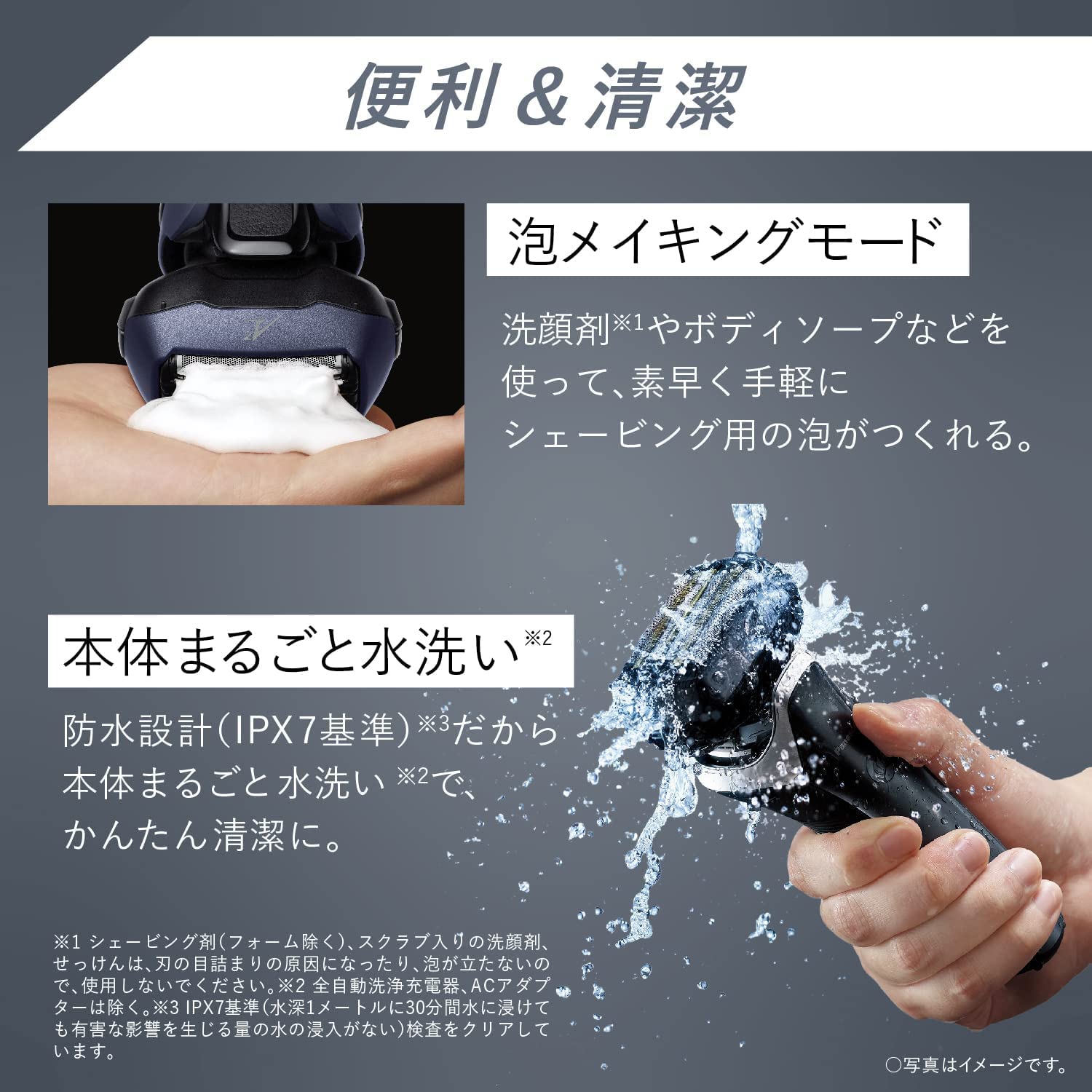 Panasonic ES-LV7V-A Men's Electric Shaver - 5 Blade LAMDASH PRO with Linear Motor, Automatic Cleaning & Charging Station, Travel Pouch, Blue (AC100-240V) | Perfect for Home Use, Travel & Daily Grooming | Shipped from Japan, Released May 2022