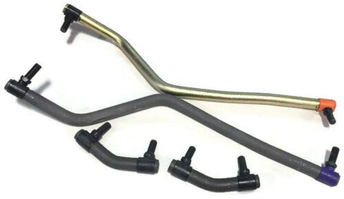 4-Piece OEM Tie Rod & Drag Link Kit 583513501 436887 583513301 436884 583513401 436885 - Compatible with Craftsman & Husqvarna Lawn Tractors - Perfect for Steering System Repairs & Maintenance
