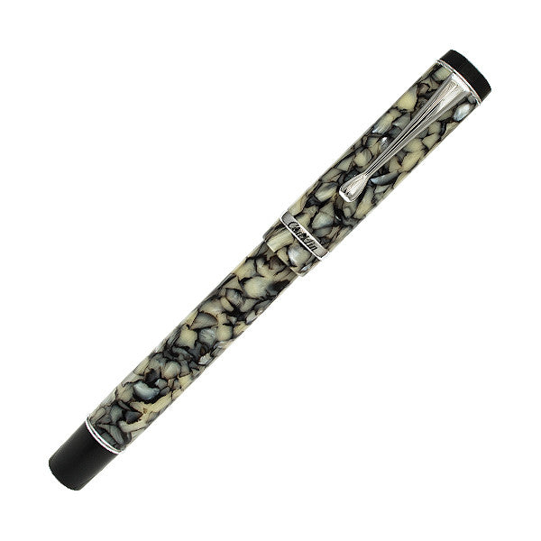 Conklin Duragraph Fountain Pen - Cracked Ice Design, Medium Nib, Classic Writing Instrument for Calligraphy, Journaling & Office Use