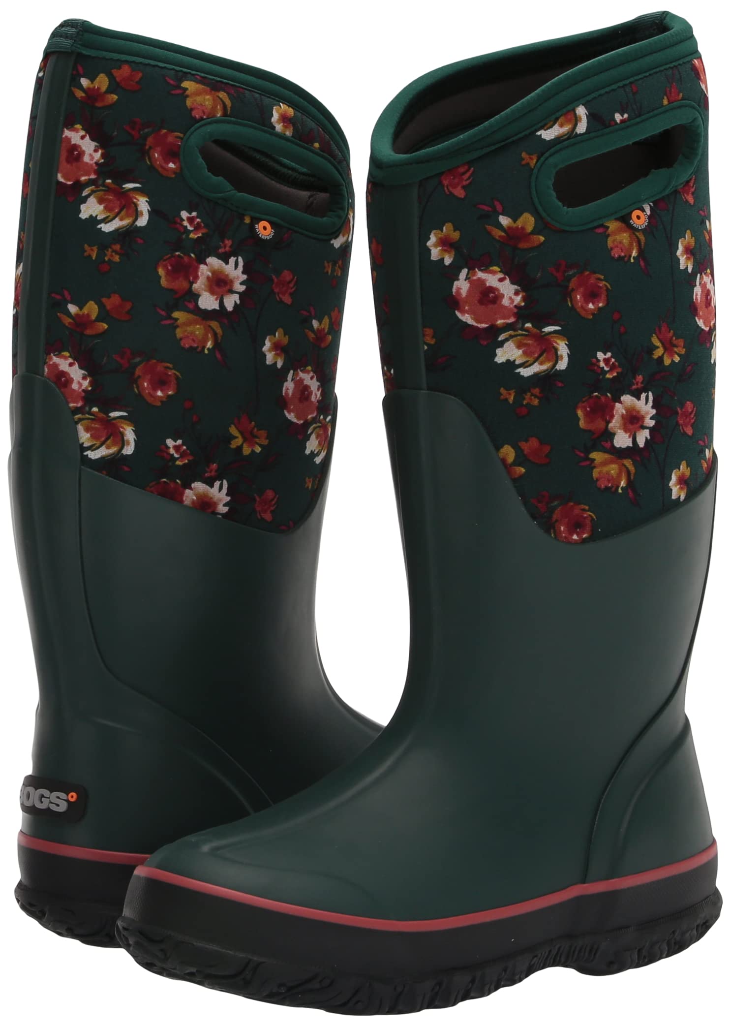 BOGS Classic Tall Night Garden Waterproof Winter Boots for Women - Warm Insulated Snow Boots for Hiking, Walking & Outdoor Activities