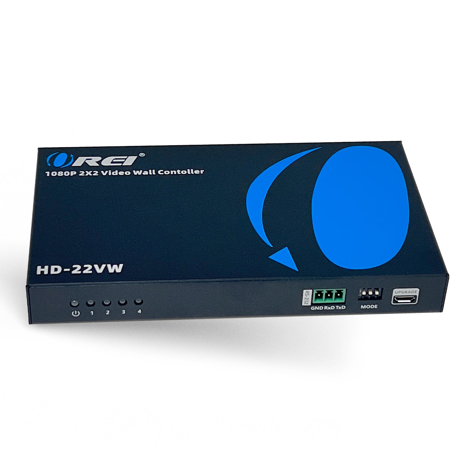 2x2 Full HD Video Wall Controller with Audio Extraction & RS232 - HD 22VW for Digital Signage, Conference Rooms & Control Centers