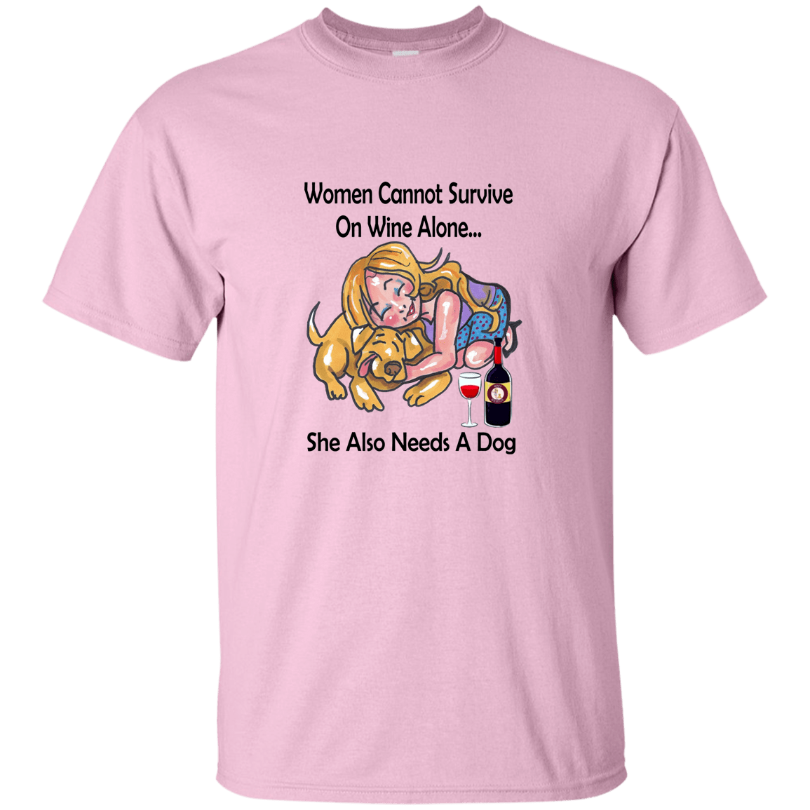 WineyBitches.co Women's Funny Wine Lover T-Shirt - Black Lettering Graphic Tee for Wine Enthusiasts, Girls Night Out & Casual Wear