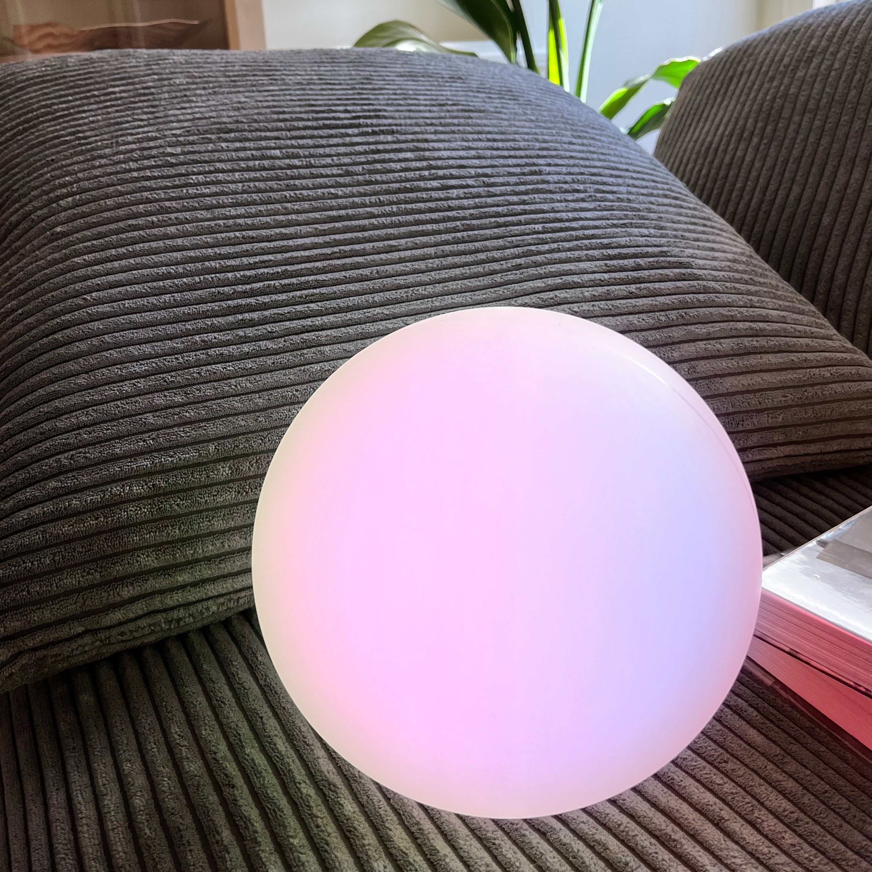 Rechargeable Moon Cordless LED Table Lamp - Portable Night Light for Bedroom, Nursery, Office & Outdoor Use - Energy Efficient & Battery Operated Desk Lamp