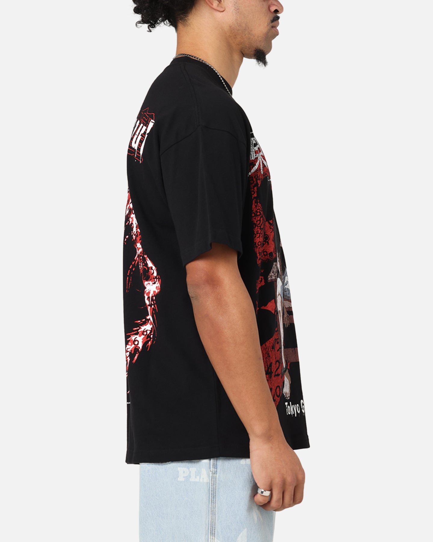 73 Studio X Tokyo Ghoul 1000 Minus 7 Graphic T-Shirt - Black Anime Manga Cosplay Tee for Fans & Collectors - Perfect for Conventions, Gifts & Everyday Wear
