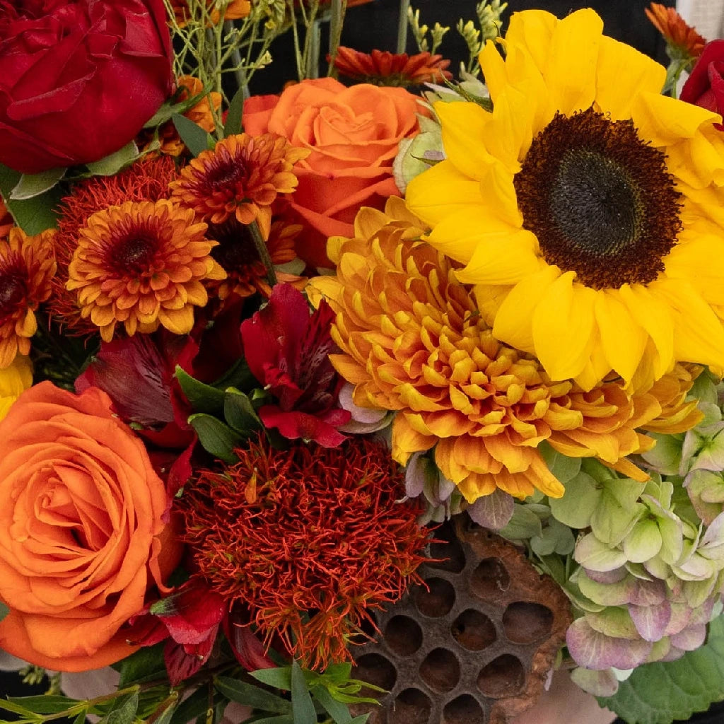 Autumn Dream Fall Flower Bouquet - Fresh Seasonal Floral Arrangement for Home Decor, Thanksgiving Centerpiece, Wedding Decorations