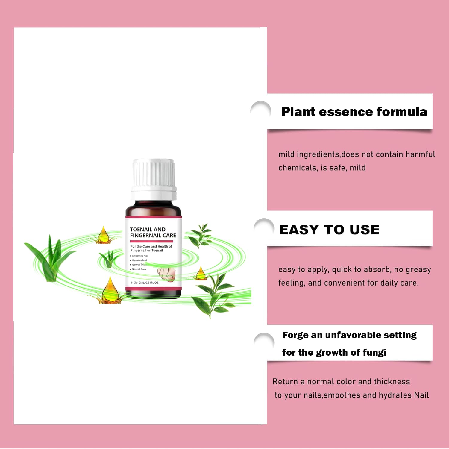 Extra Strength Toenail Fungus Treatment - Natural Ingredients for Fast Relief (2 Bottles) - Effective Solution for Toenail Fungus & Healthy Nail Care at Home