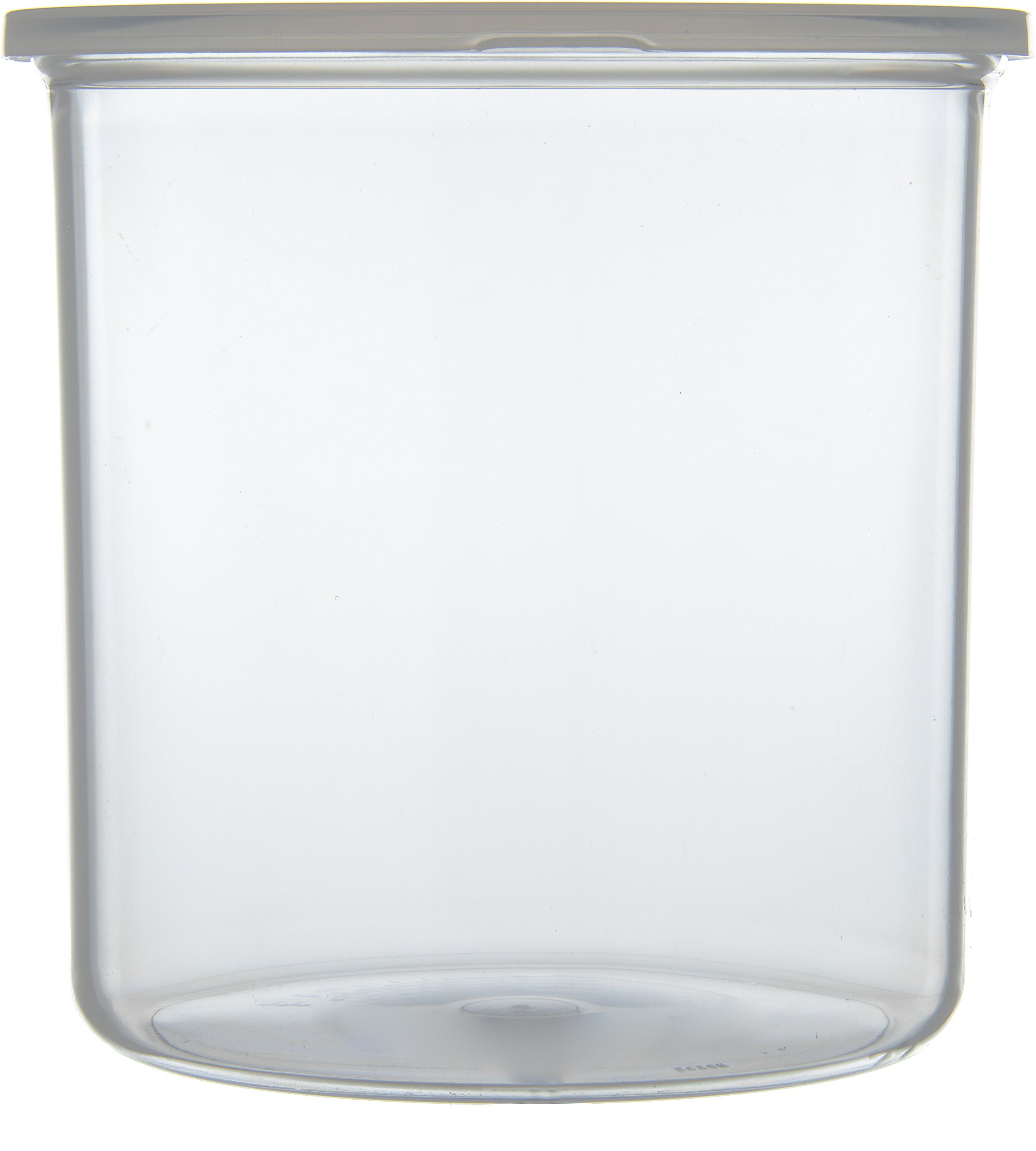Carlisle 2.7 Quart Clear Plastic Food Storage Containers with Lids (6-Pack) - Airtight Kitchen & Restaurant Organization for Leftovers, Meal Prep & Bulk Food Storage