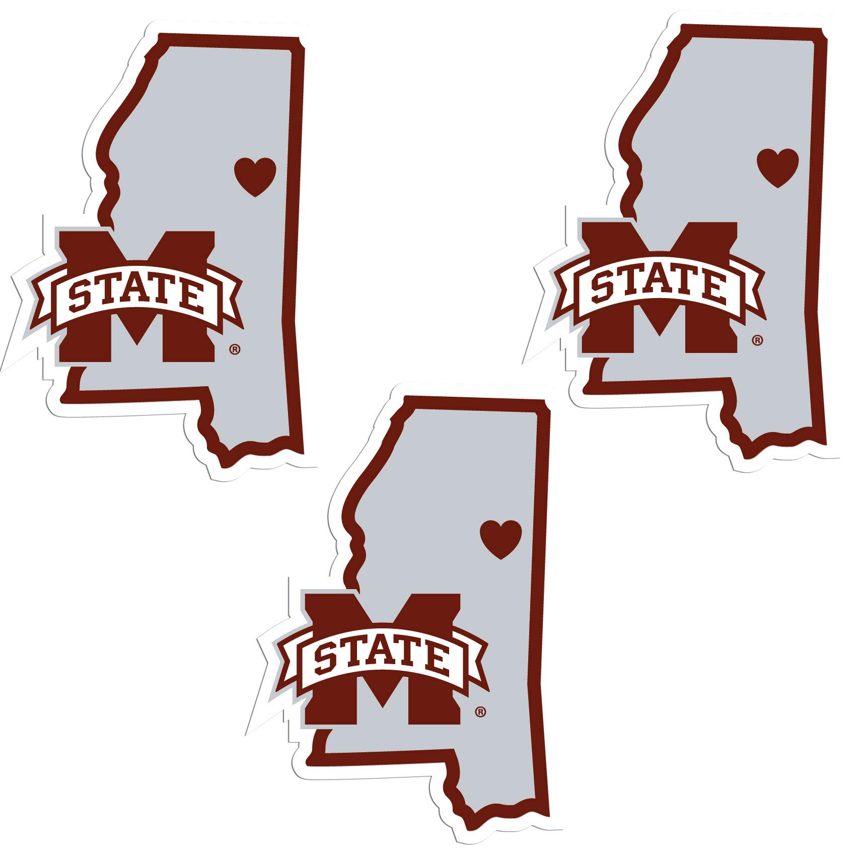 NCAA Siskiyou Unisex Home State Decal - Perfect for College Dorms, Laptops & Car Windows - Show Your School Pride