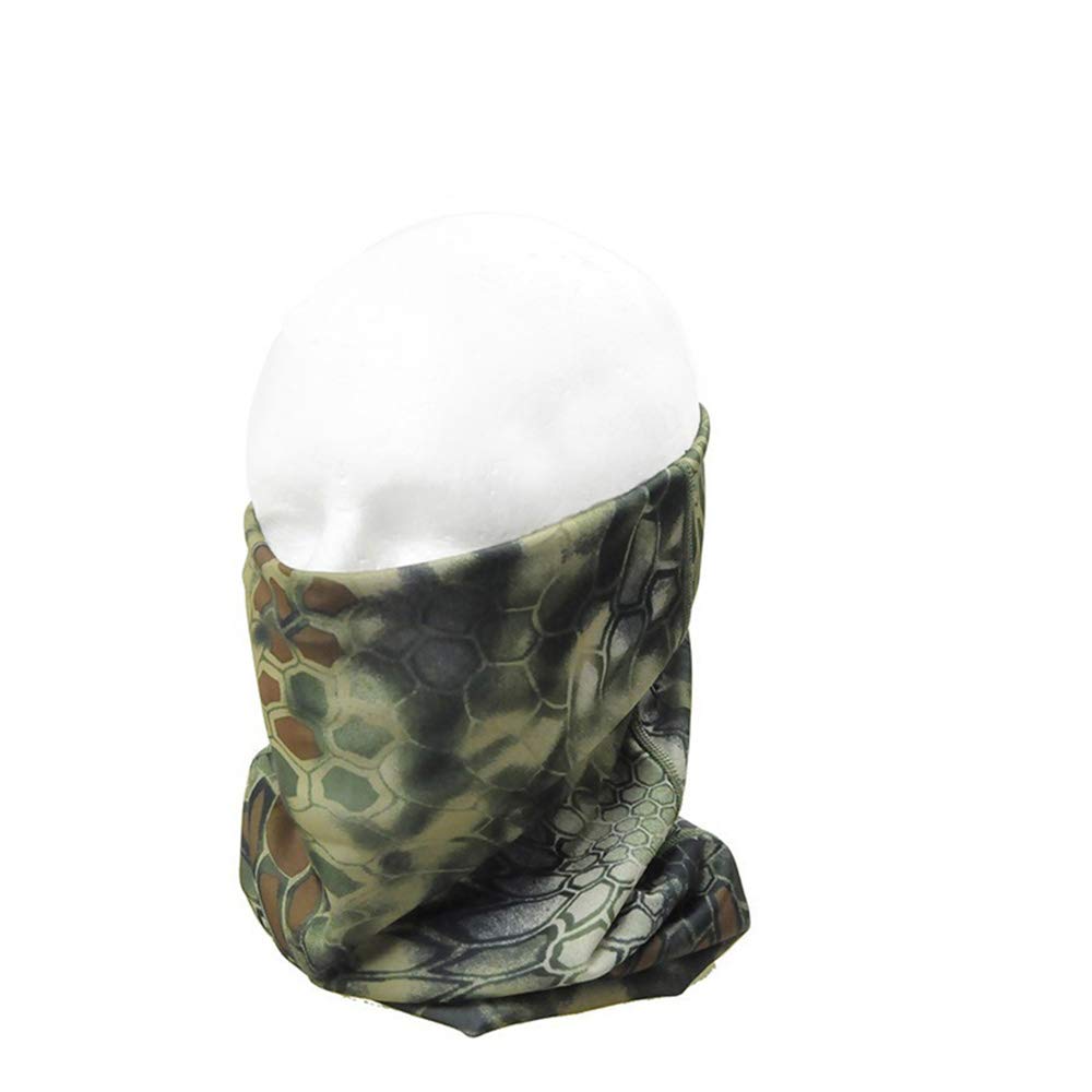 Tactical Airsoft Face Mask & Neck Scarf - Camouflage Outdoor Shooting Protection Gear for Cycling, Hunting & Paintball | Breathable Tactical Balaclava for Extreme Sports & Military Training