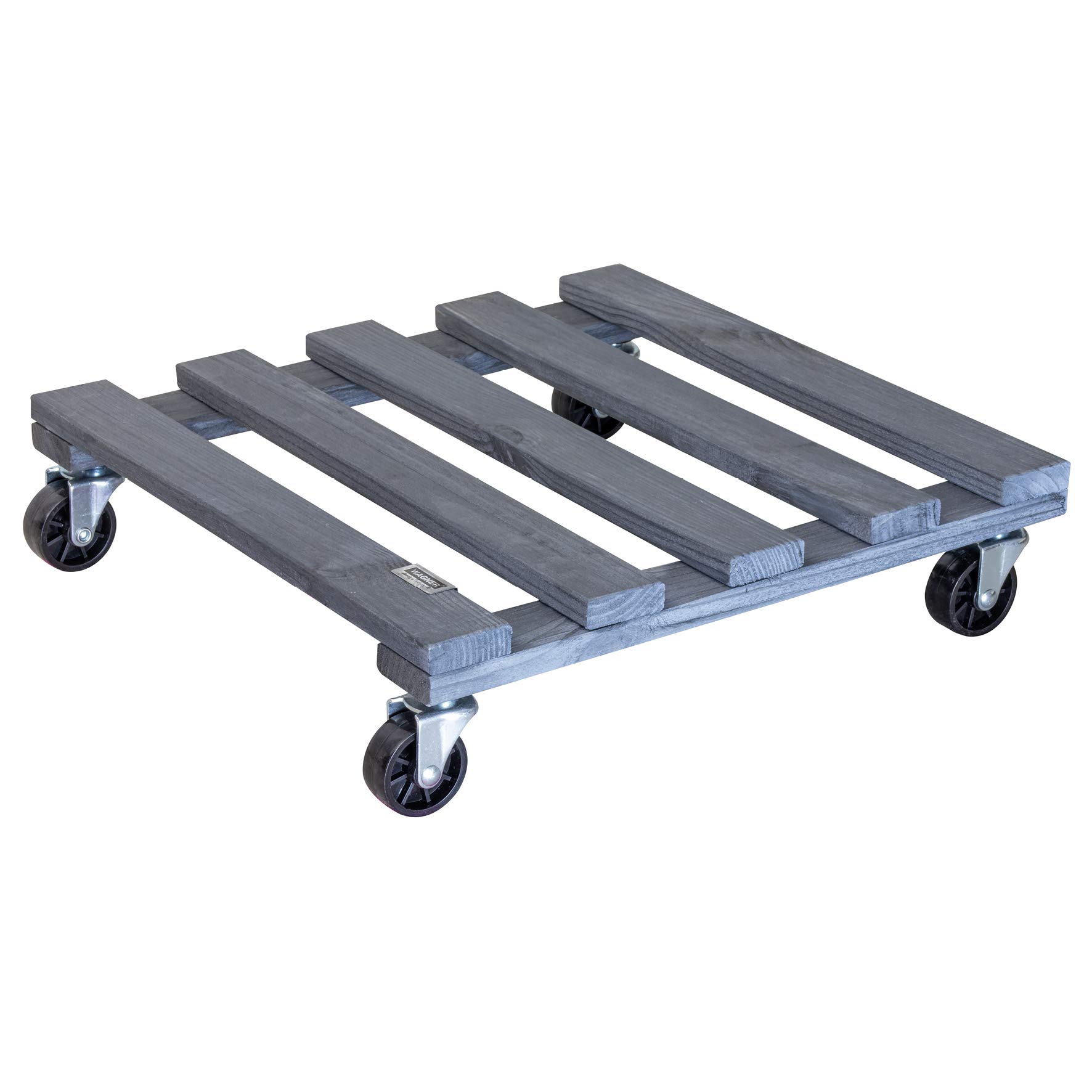 FSC Certified Solid Wood Plant Caddy Stand - 14.96