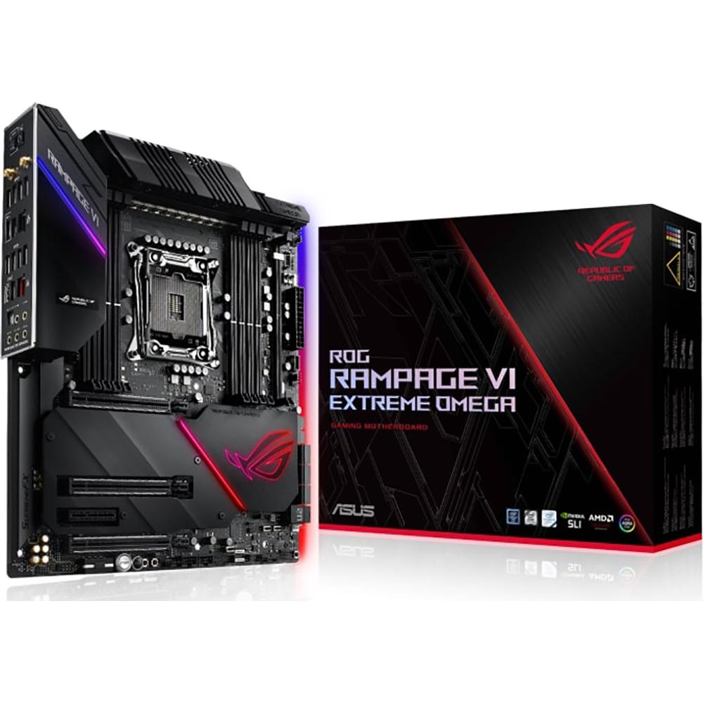 ASUS ROG OMEGA X299 II Gaming Motherboard - LGA 2066, EATX, DDR4, Dual M.2, U.2, 10G LAN, USB 3.1 Gen2 - High Performance PC Build for Gaming & Content Creation