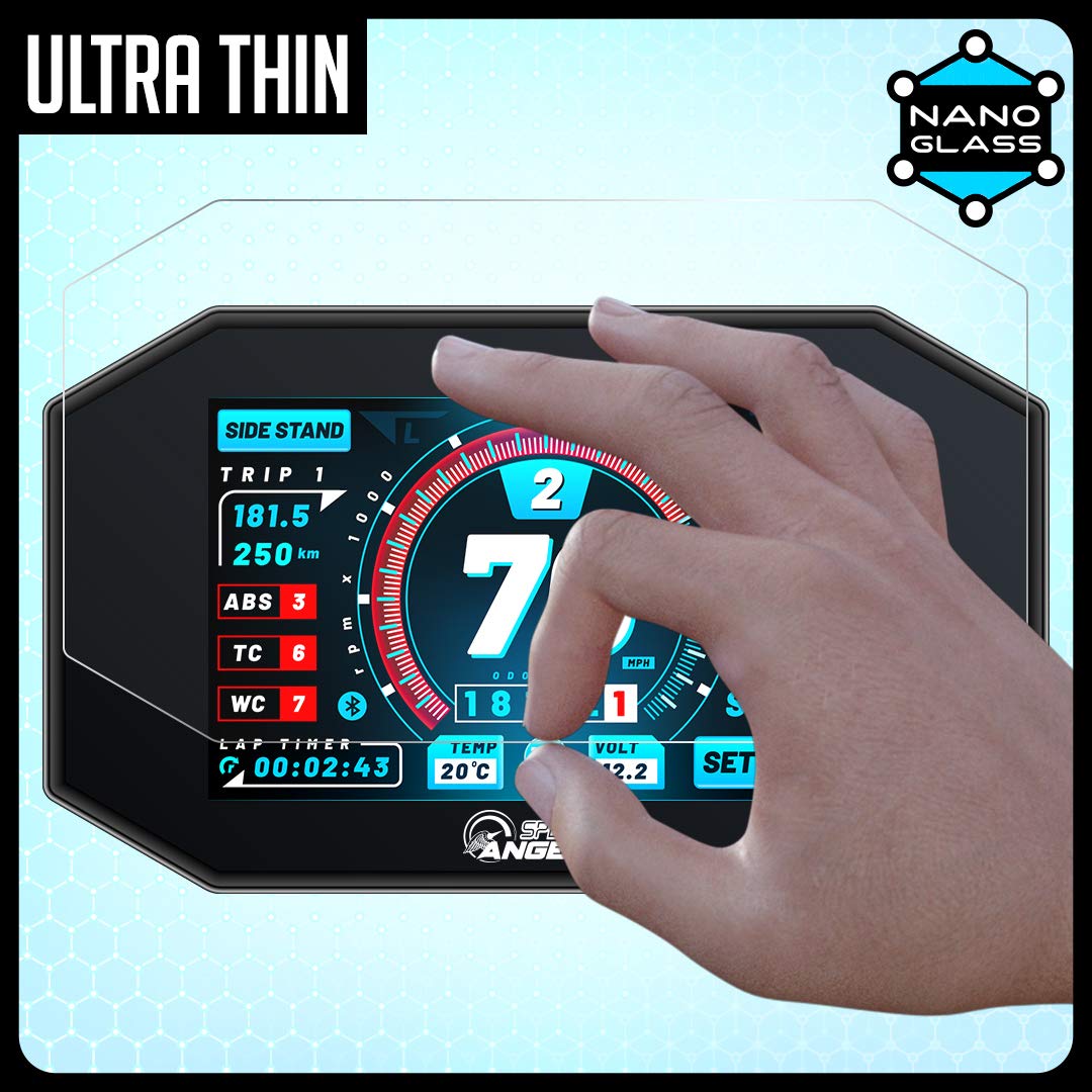 Speedo NANO GLASS Screen Protector for Honda XL750 Transalp 2023 - Scratch Protection for Motorcycle Dashboards