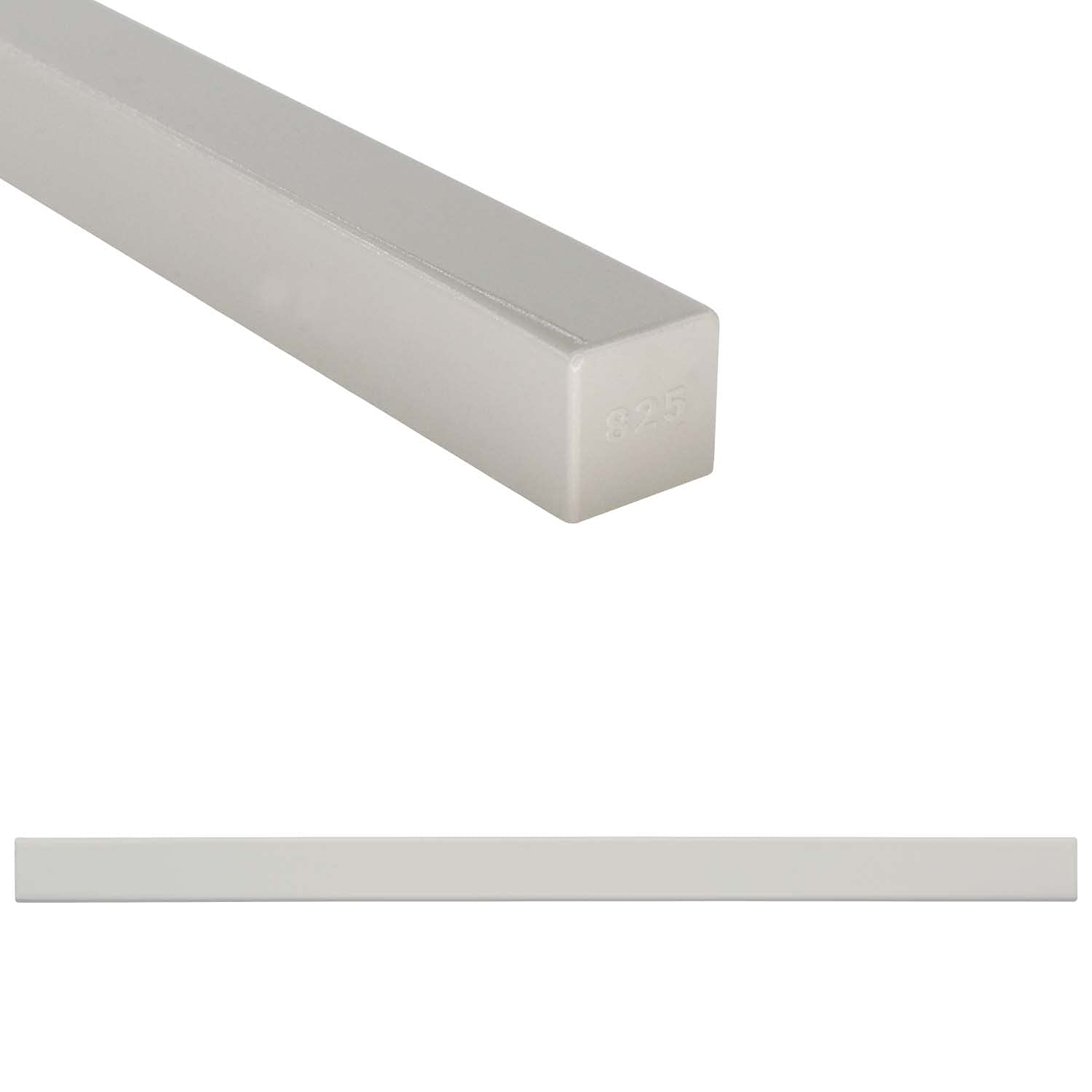 Questech Décor 3/4 x 12 Inch Linear Pencil Tile Edge Trim - Gray Matte (12 Pack) - Waterproof Shower Tile Liner, Kitchen Backsplash Border for Bathroom & Kitchen Renovation