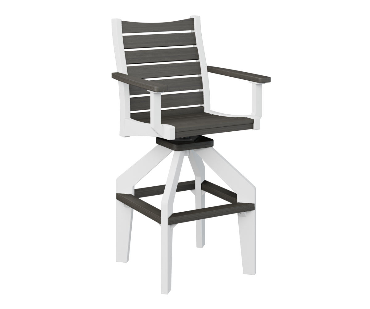 Berlin Gardens Bristol Swivel XT Chair - Heavy Duty Outdoor Patio Dining Chair with 360° Rotation, Weather-Resistant & Comfortable - Perfect for Backyard, Deck, Garden, and Poolside Relaxation