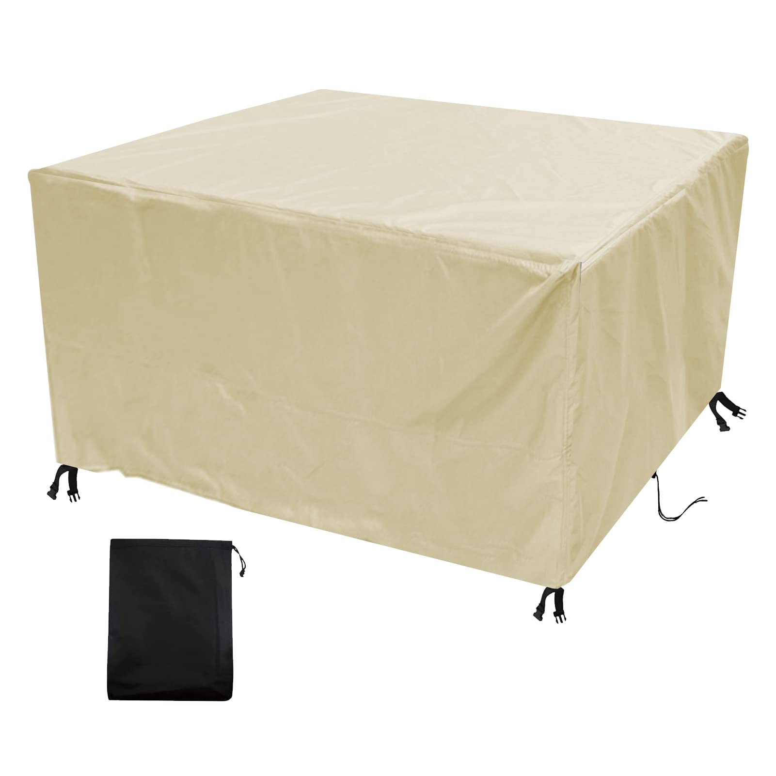 Waterproof 420D Oxford Patio Furniture Covers 23.6