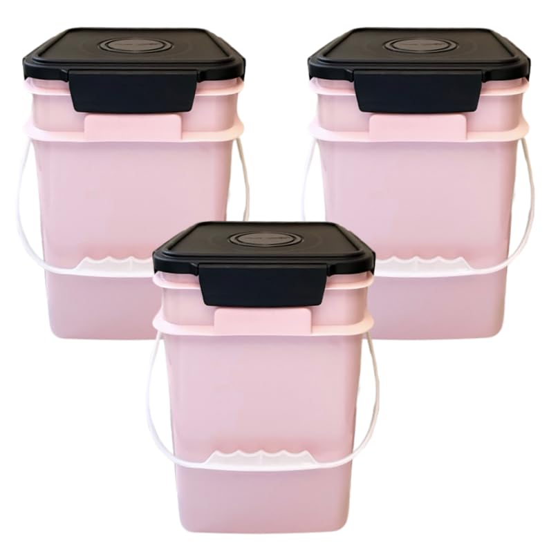 Pink - Black Lids