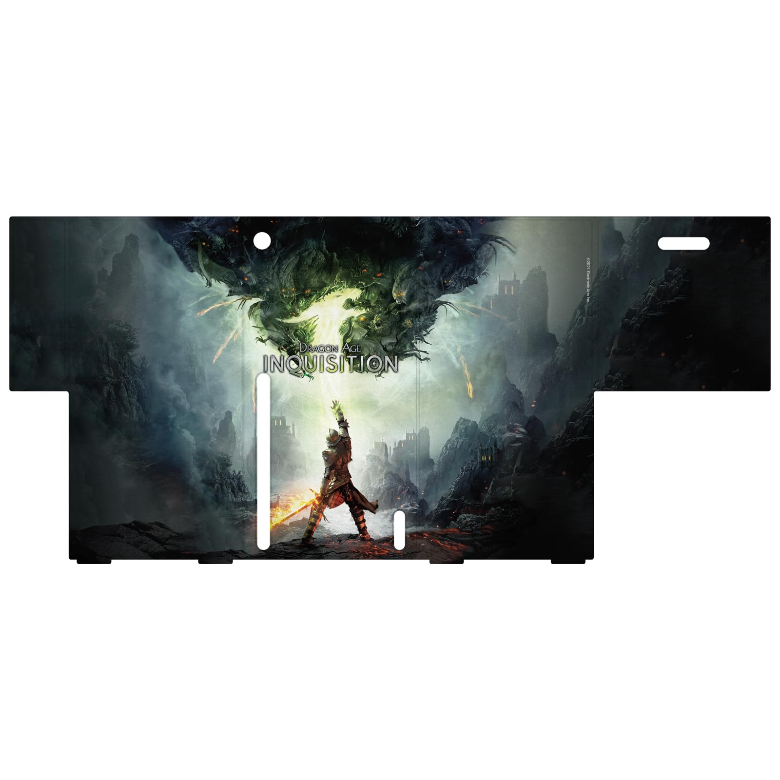 Official EA Bioware Dragon Age Inquisition Art Key 2014 Console Gaming Wrap & Leather Controller Skin - Compatible with Xbox Series X - Perfect for Gaming Enthusiasts & Collectors
