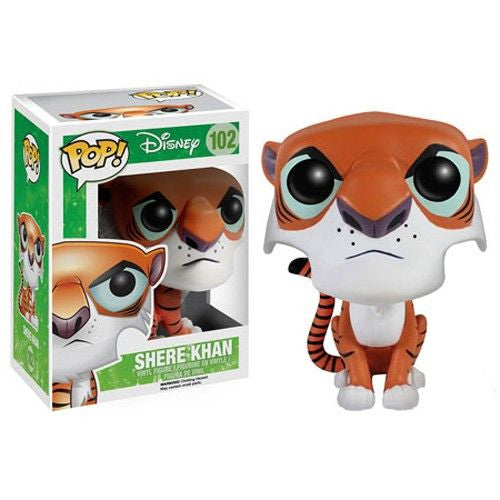 Disney The Jungle Book Shere Khan Pop! Vinyl Figure Series 6 #102 - Collectible Toy for Disney Fans, Home Decor & Gift for Movie Lovers