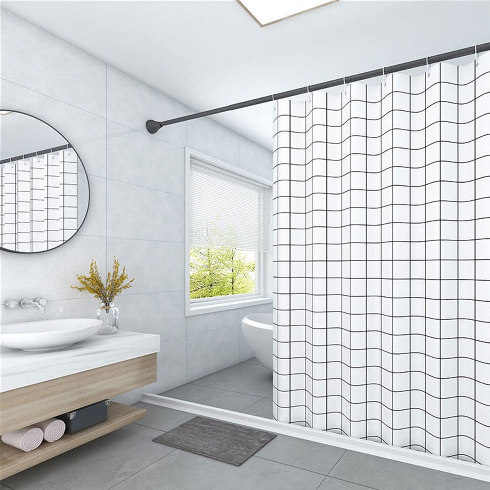 Waterproof Sink Barrier, Kitchen Splash Guard - Bathtub Edge & Shower Corner Water Dam Strip, Countertop Water Stopper for Bathroom - Ideal for Kitchen, Bathroom & Frameless Shower Threshold Protection