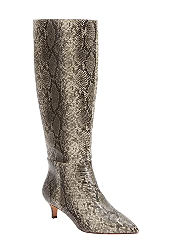 Comfortview Women's Wide Width The Poloma Wide Calf Boots - Stylish & Comfortable Winter Boots for Wide Calves | Perfect for Cold Weather, Snow, Work & Casual Outfits