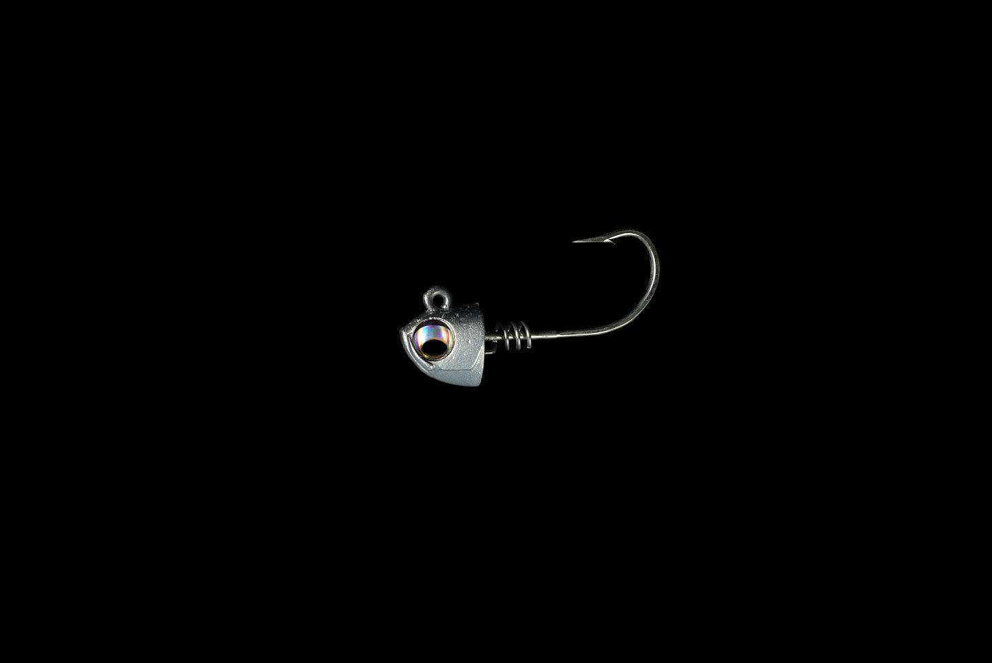 NLBN No Live Bait Needed Screw Lock Jig Heads for 5 Paddle Tail Soft Plastic Lures - Saltwater & Freshwater Fishing for Bass, Walleye, Trout