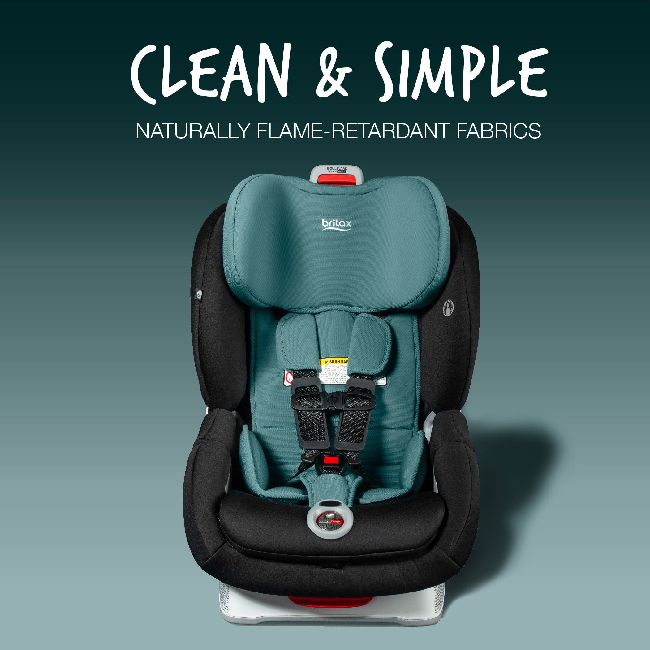 Britax Boulevard ClickTight Convertible Car Seat - SafeWash Fabric | Rear & Forward Facing | Easy Installation | For Babies & Toddlers | Perfect for Family Travel & Daily Commutes