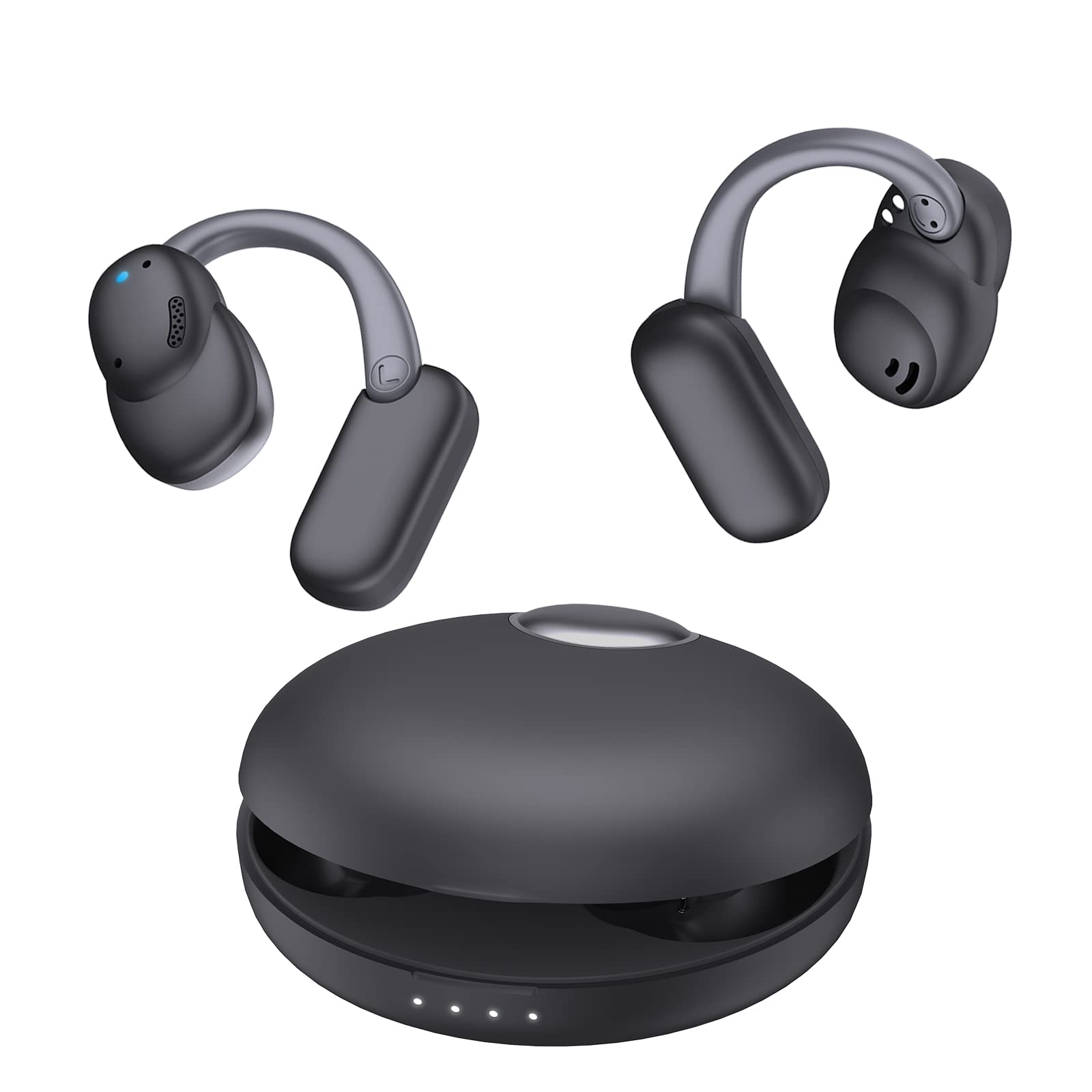 Open Ear Headphones with ENC Call Noise Cancelling - Wireless Bluetooth Earbuds for Running, Cycling & Outdoor Sports