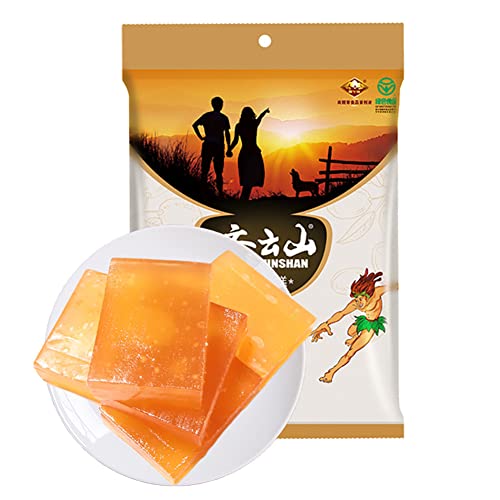 Premium Wild Jujube Paste - Authentic Jiangxi Specialty Sour Jujube Cake | Natural Preserved Fruit Snack | Wild Date Paste for Office & Travel (Original Flavor, 268g/9.5oz) | Perfect Healthy Snack for Work, Hiking & Tea Time