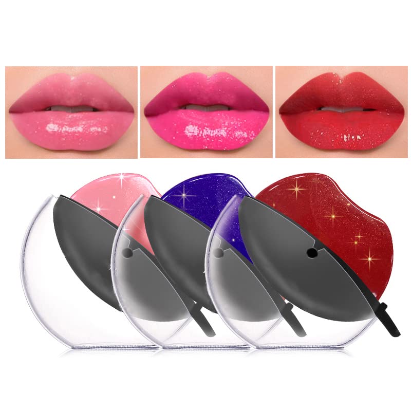 DAGEDA 3-in-1 Magic Color Changing Lipstick - Long Lasting Moisturizing Pearl Lipstick (3 Colors) for Everyday Wear, Date Night & Special Occasions