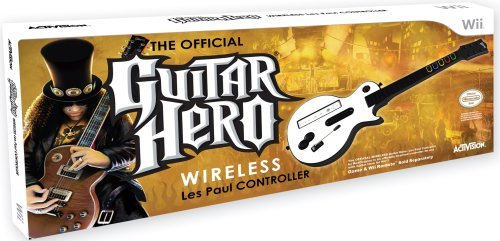 Refurbished Wii Les Paul Wireless Guitar Controller for Nintendo Wii - Perfect for Rock Band & Guitar Hero Games - Ideal for Gaming Parties & Family Fun