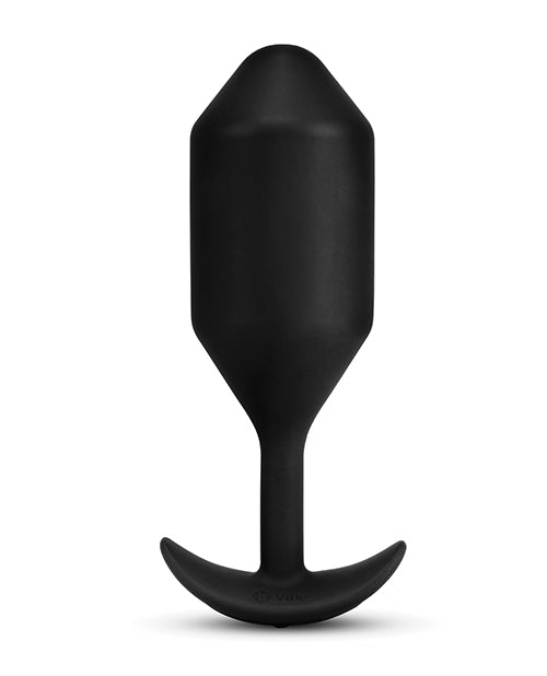 B Vibe Vibrating Snug Plug - Rechargeable Silicone Anal Plug for Men & Women - XXLarge Black - Perfect for Solo Play & Couples Intimacy