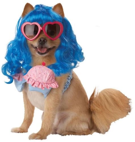 Adorable Cupcake Girl Dog Costume for Small & Medium Dogs - Cute Pet Outfit for Birthday Parties & Halloween
