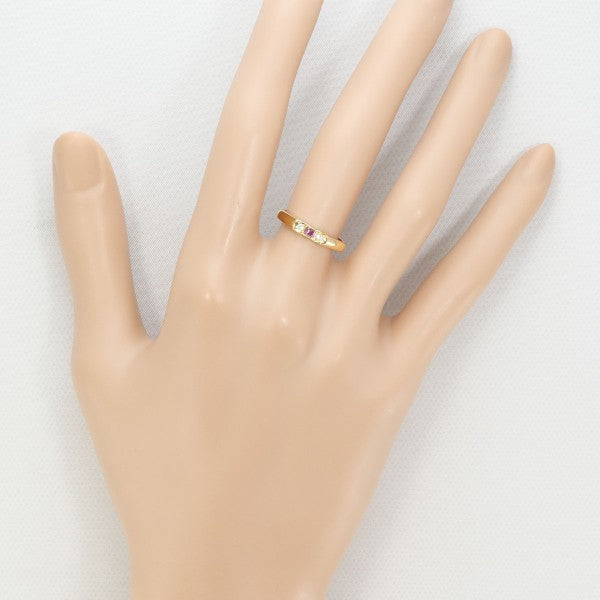 18K Yellow Gold Ruby and Diamond Ring for Women - Elegant Vintage Style Engagement & Wedding Jewelry Gift - Perfect for Anniversaries, Proposals, and Special Occasions
