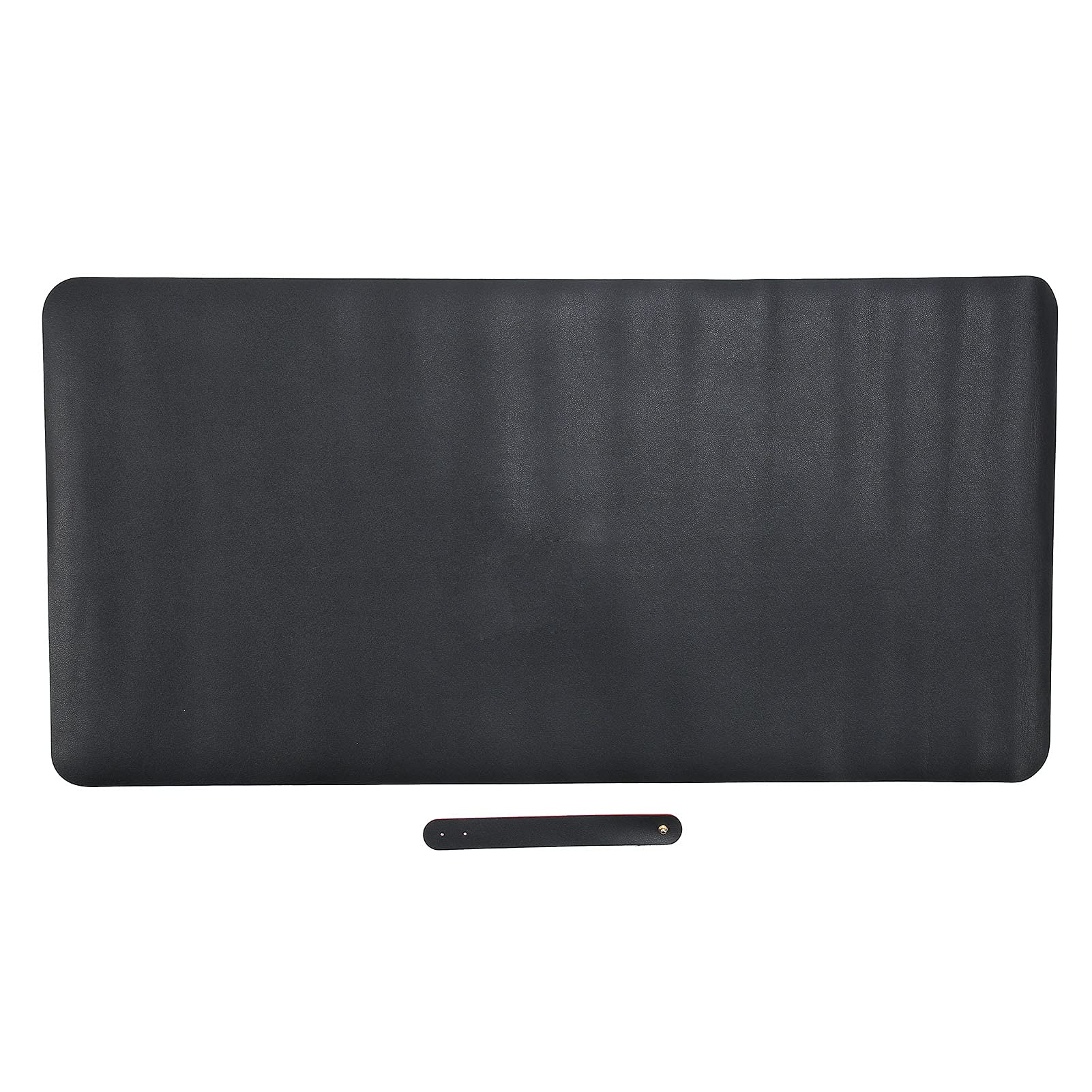 Yoidesu Double-Sided Leather Desk Mat - Waterproof Writing Pad & Mouse Pad for Office, Home, Gaming (Black & Red) | Perfect for Workstations, Laptop Use & Computer Accessories