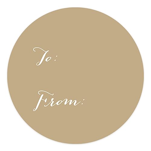 Tan Brown Whimsical