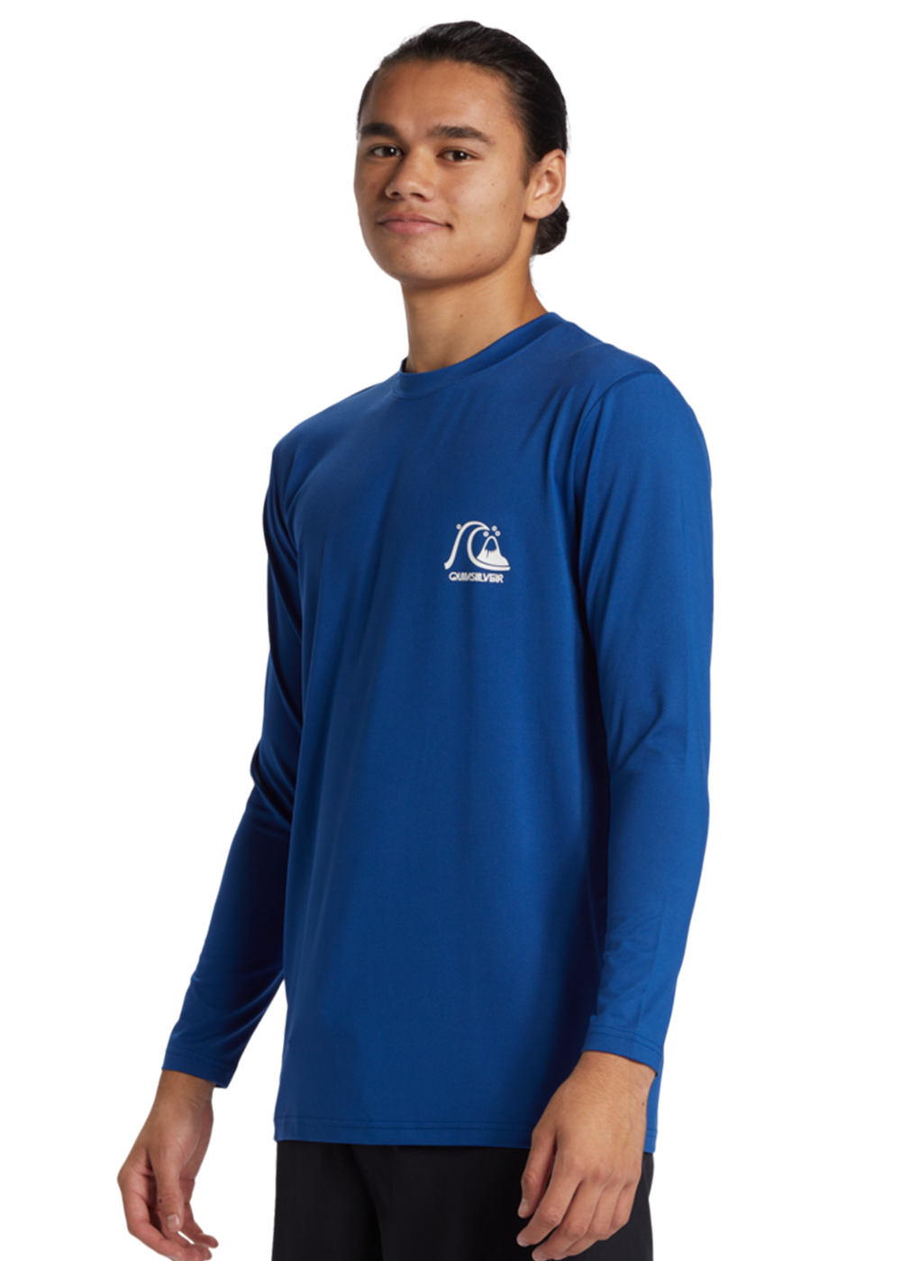 Quiksilver Men's DNA Long Sleeve Rash Guard Shirt - UPF 50+ Sun Protection for Surfing, Swimming & Outdoor Activities