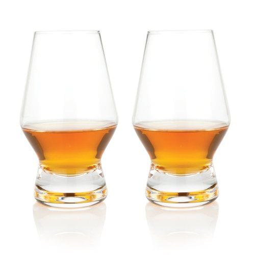Premium Whiskey Glasses Set of 2 - Heavy Base Crystal Clear Scotch Glasses for Bourbon, Whisky & Liquor - Perfect for Home Bar, Gifts & Entertaining