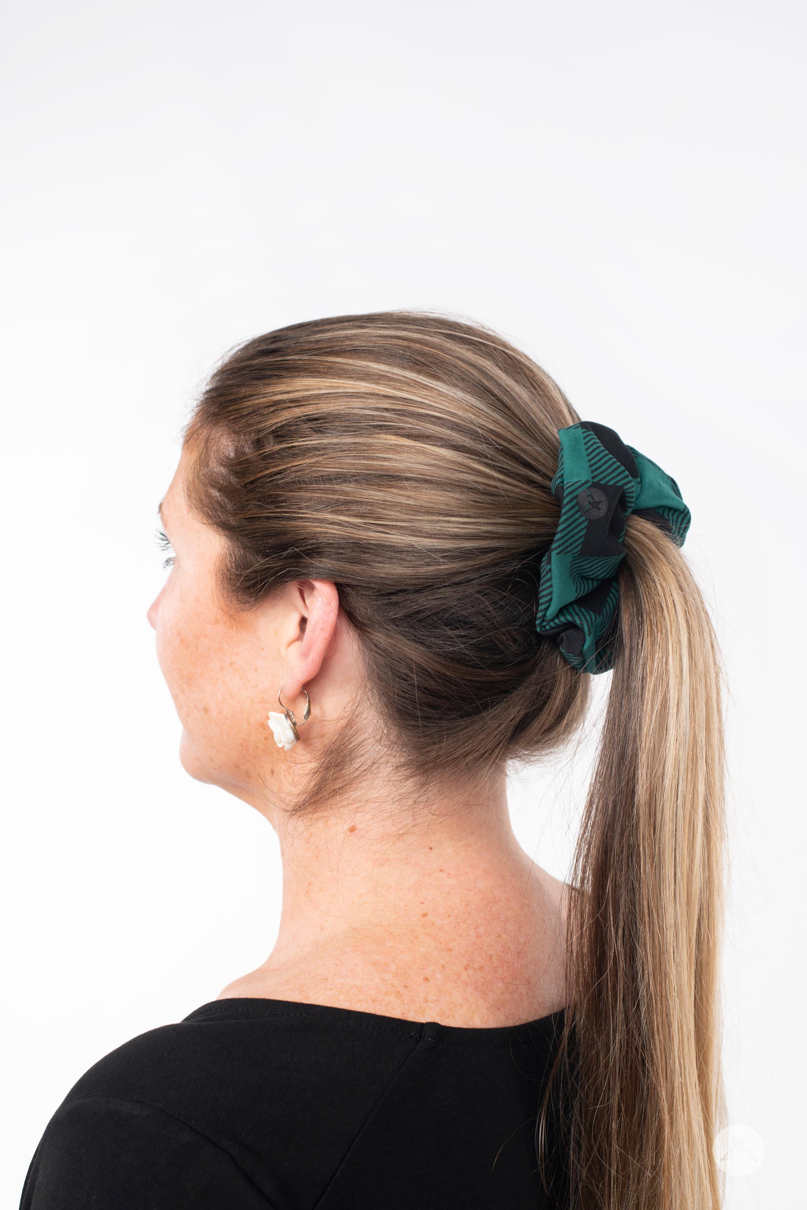 Deep Woods Scrunchie Hair Ties for Women - Soft Elastic Hair Bands for Thick Hair - Perfect for Hiking, Camping & Outdoor Adventures