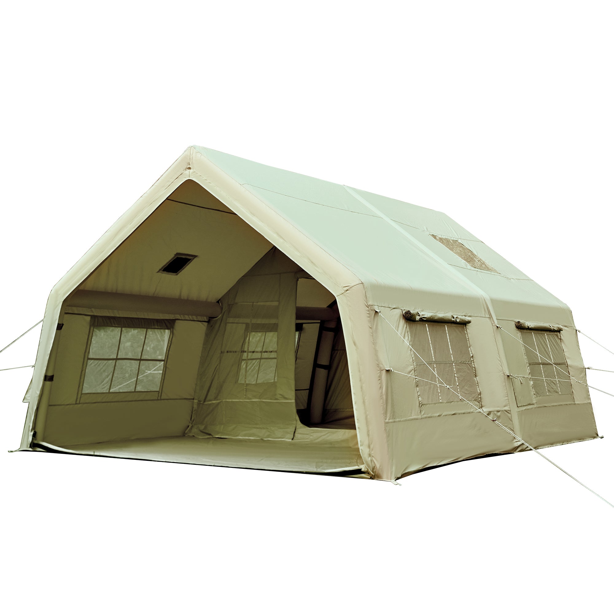 EROMMY 10-12 Person Extra Large 4 Season Camping Tent with Stove Jack - Waterproof, Spacious 15.7x11.8ft - Perfect for Family Camping, Hunting Trips & Outdoor Adventures