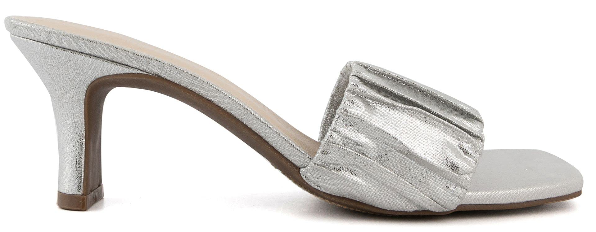 London Fog Women's Leana Comfort Heeled Sandals for Dressy Occasions