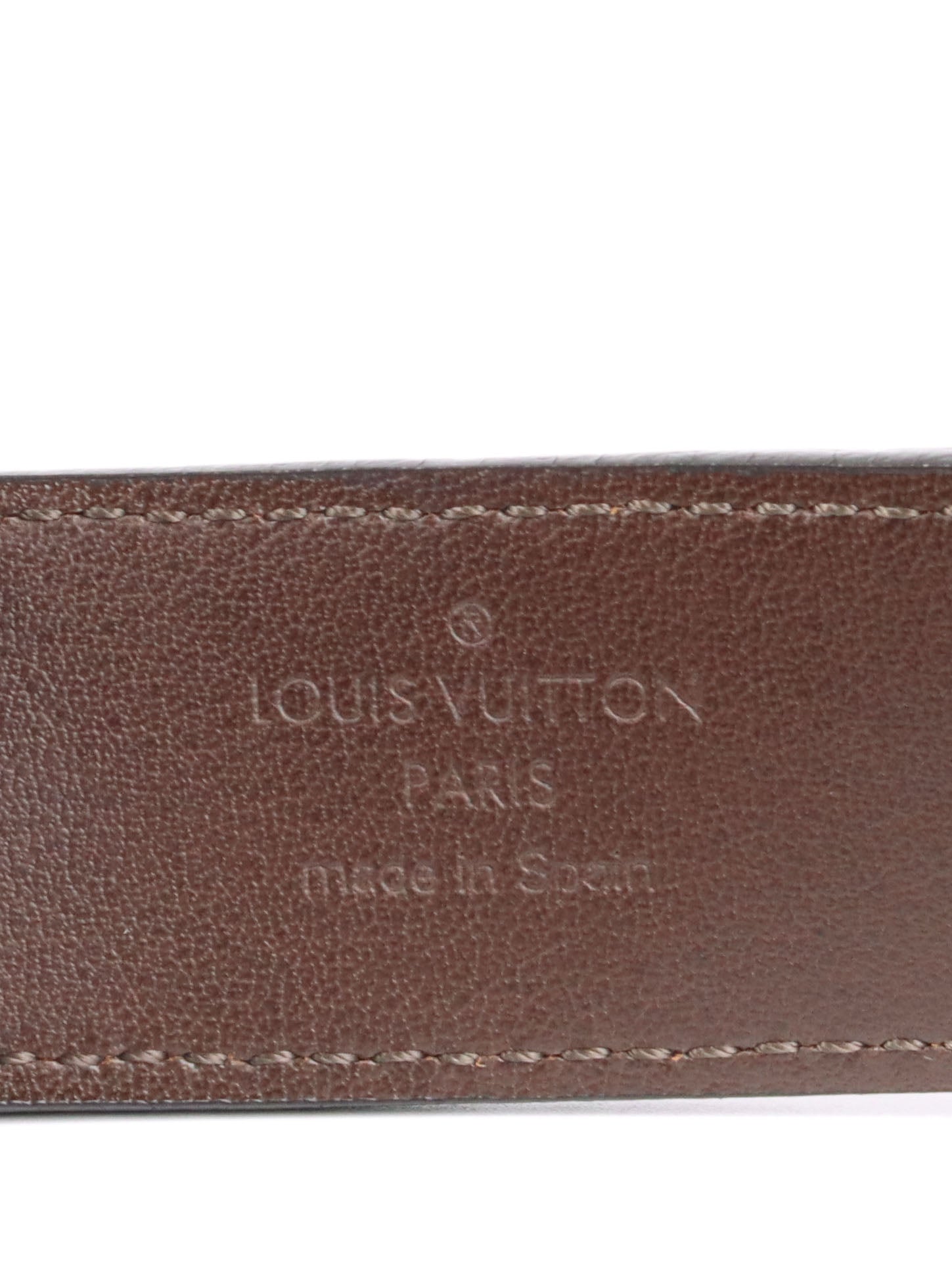 Authentic Louis Vuitton Monogram Empreinte Leather Belt 85 - Brown Luxury Designer Belt for Men & Women | Perfect for Office, Parties & Formal Occasions