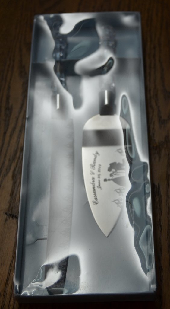 Personalized Firefighter Cake Knife Set - Custom Engraved with Name & Date - Perfect for Fireman Retirement, Promotion & Birthday Celebrations