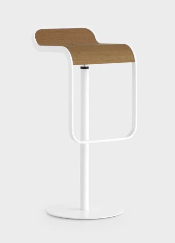 Outdoor LEM Stool ES81 by Lapalma - Modern Patio Furniture, Lightweight Aluminum Stool for Garden, Poolside & Outdoor Dining - Perfect for Backyard, Terrace & Camping