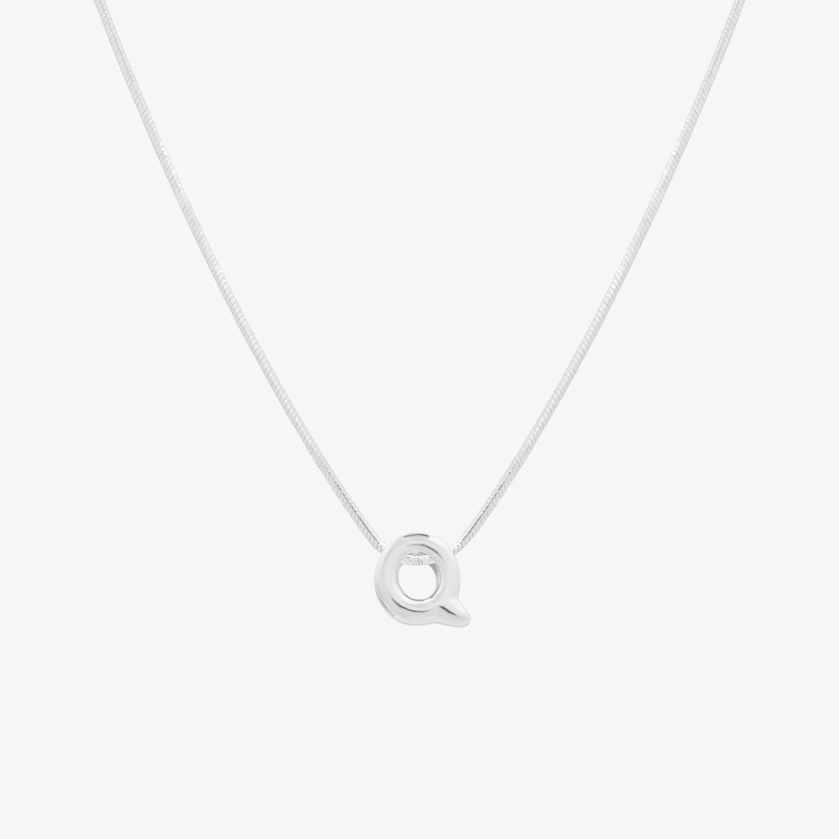 Bubble Initial Pendant Necklace - 50cm Gold/Silver Personalized Name Necklace for Women - Perfect Gift for Birthday, Anniversary & Valentine's Day