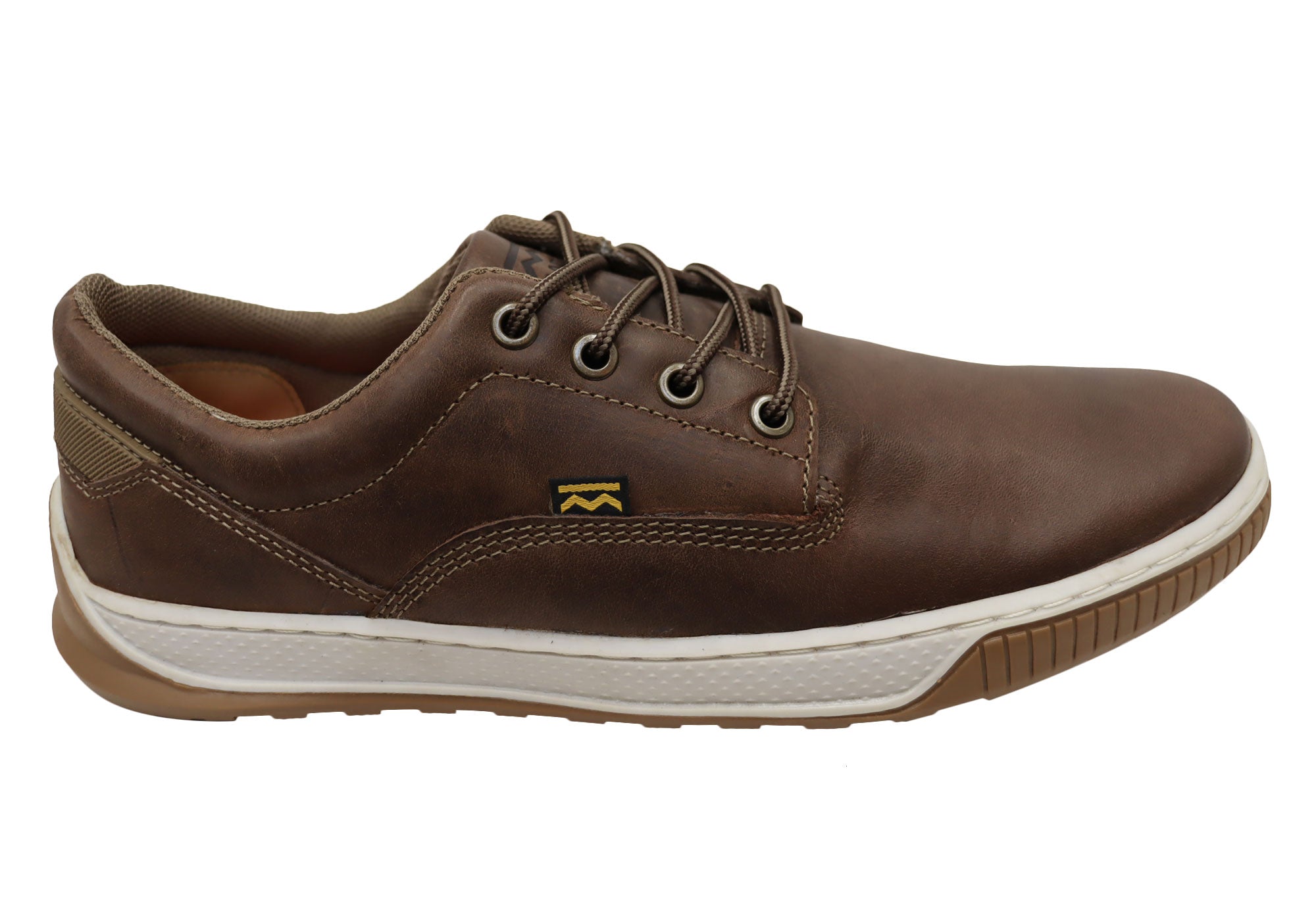 Bradok Vernon Low Men's Comfortable Leather Casual Shoes - Handmade in Brazil - Perfect for Walking, Travel & Everyday Wear