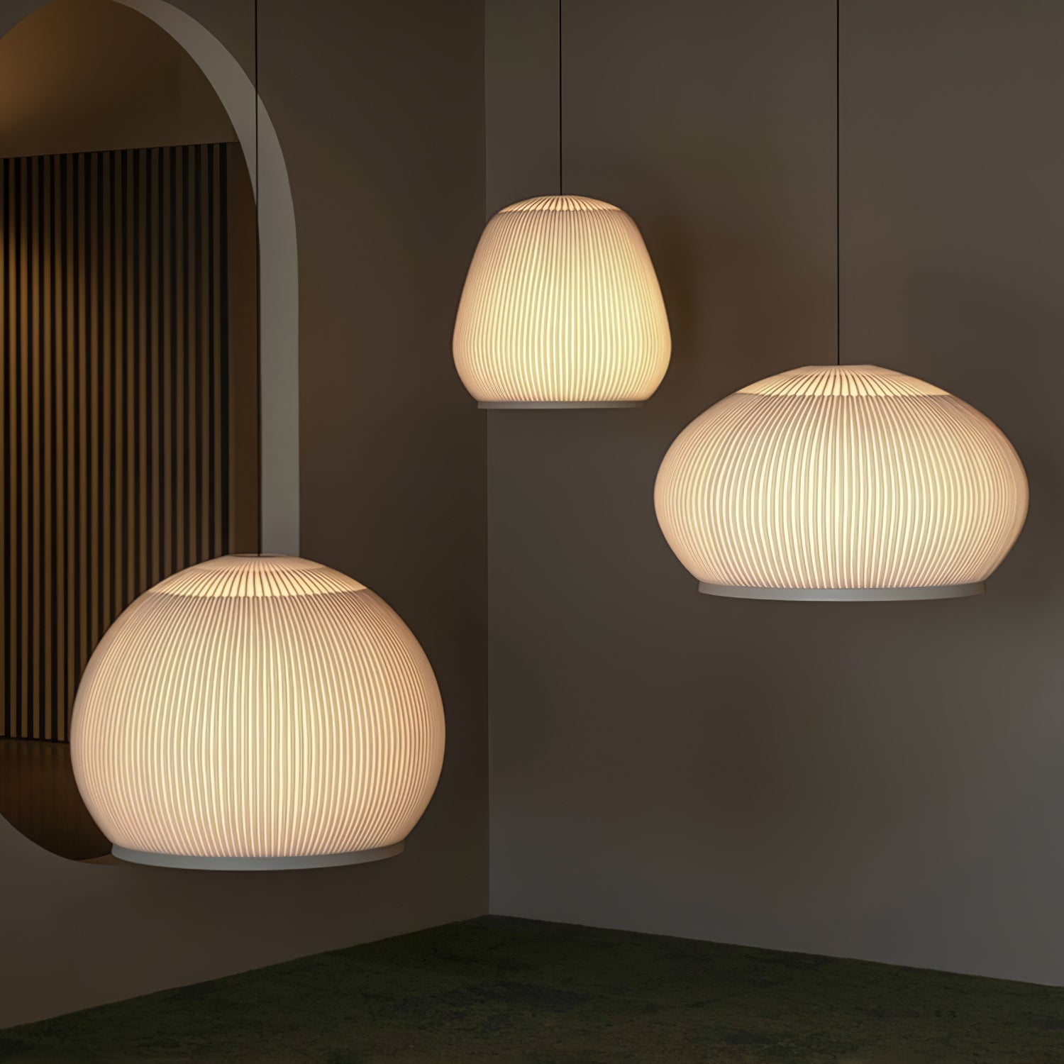 Modern Lantern Knit Pendant Light - Handwoven Rattan Hanging Lamp for Bedroom, Living Room, and Dining Room - Cozy Boho Home Decor with Warm Ambient Lighting