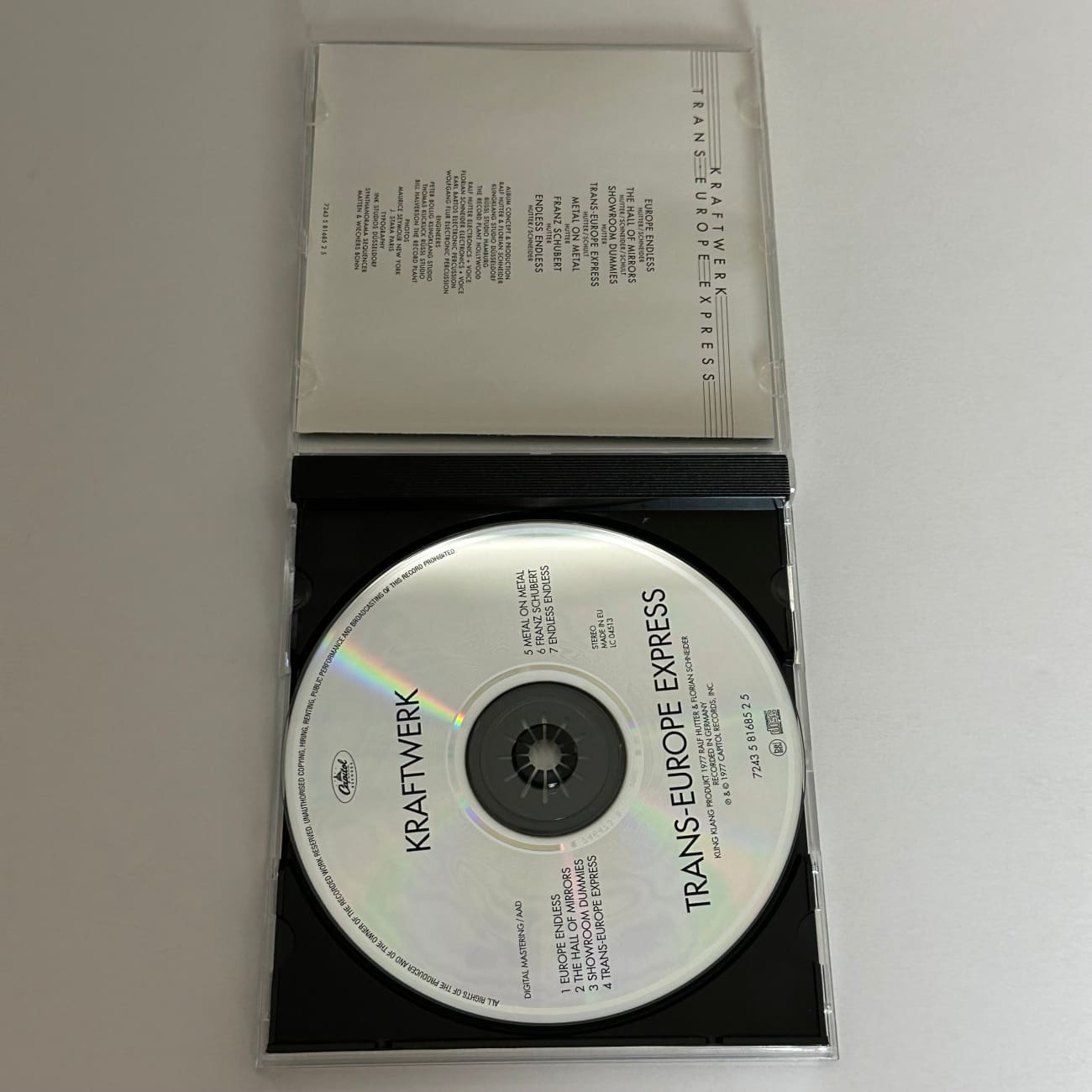 Kraftwerk Trans Europe Express CD - 2005 Reissue UK Import (581 6852) | Vintage Electronic Music Collectible for Audiophiles & Music Enthusiasts